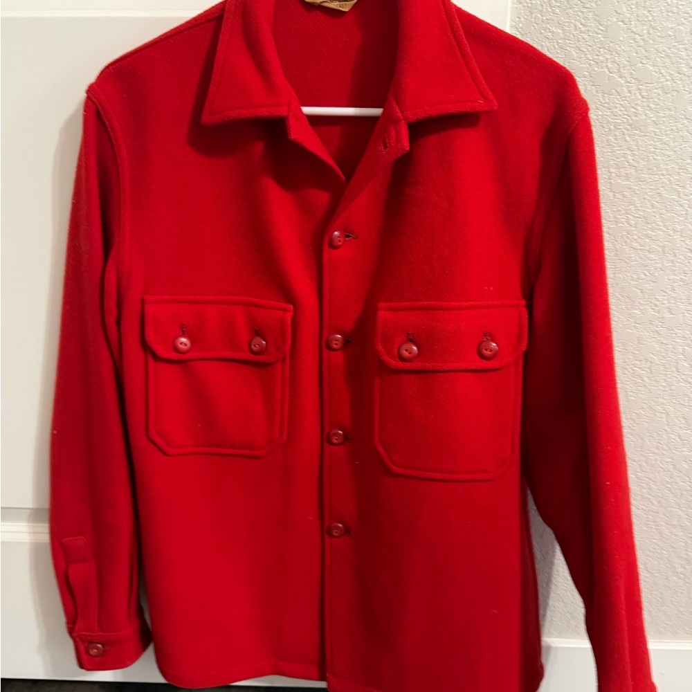 Red Wool Jacket - image 2